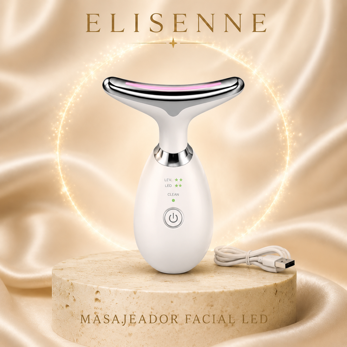 💡 Masajeador Facial LED Rejuvenecedor.✨
